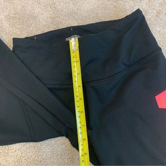 Victoria’s Secret VSX Black multicoloured rainbow vertical logo gym leggings XS - Picture 6 of 9